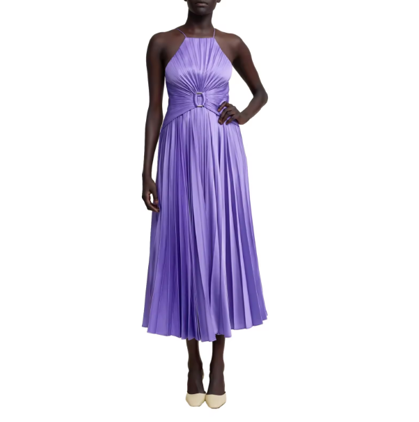  Elegant Recycled Polyester Midi Lady Women Dress
